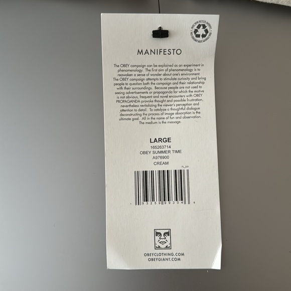 Obey Summertime T-Shirt - Size Large - Picture 5 of 5